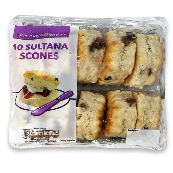 Everyday Essentials Sultana Scones 10 Pack